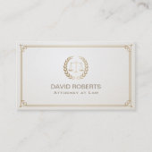 弁護士金ゴールド額弁護士 名刺 (正面)
