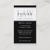 弁護士銀法 名刺 (裏面)