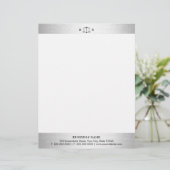 弁護士銀縁ど法はかりで測弁護士 レターヘッド (スタンド正面)