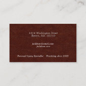 弁護士102 名刺 (裏面)