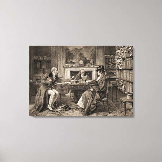 弁護士1895 キャンバスプリント (正面)