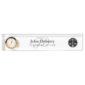 弁護士|のイニシャル デスクネームプレート (正面)