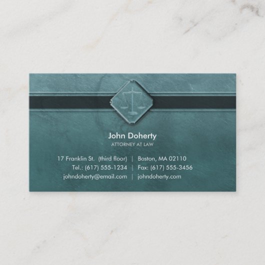 弁護士|のヴィンテージ 名刺 (正面)