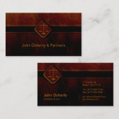 弁護士|の法律の専門職 名刺 (正面/裏面)