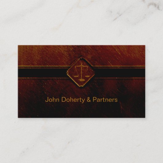 弁護士|の法律の専門職 名刺 (正面)