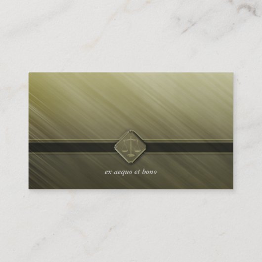 弁護士|の緑 名刺 (裏面)