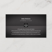 弁護士 はかりで測| of Justice 名刺 (裏面)