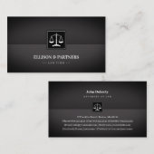 弁護士 はかりで測| of Justice 名刺 (正面/裏面)