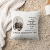 弁護士(アンブローズ・ビアス悪魔の辞書) クッション (ブランケット)