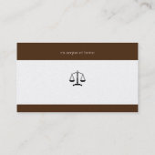 弁護士 |イニシャル 名刺 (裏面)