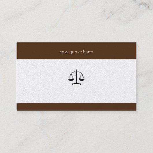 弁護士 |イニシャル 名刺 (裏面)