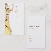 弁護士-エレガントな名刺 名刺 (正面/裏面)