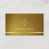 弁護士-エレガントな名刺 名刺 (裏面)