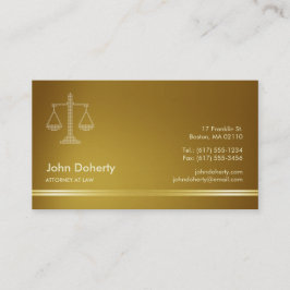 弁護士-エレガントな名刺 名刺