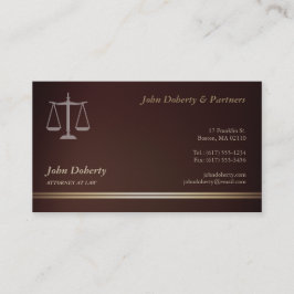 弁護士-エレガントな名刺 名刺