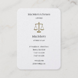 弁護士 |エレガント金ゴールド 名刺