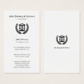 弁護士 |エレガント | (正面&裏面)