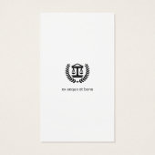 弁護士 |エレガント | (裏面)