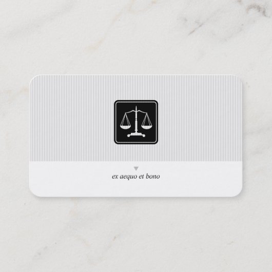 弁護士 |エレガント | 名刺 (裏面)