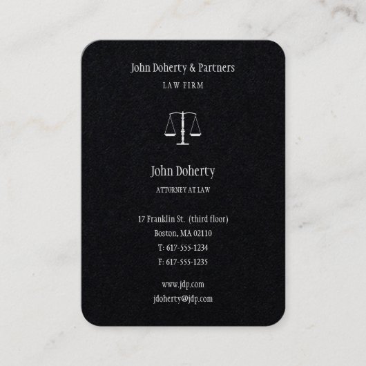 弁護士 |クエレガントラス 名刺 (正面)