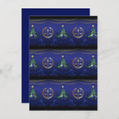 弁護士 クリスマスツリー エレガント シーズンカード (正面/裏面)