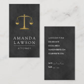 弁護士/ゴールデン・ジャスティススケール 予約カード (正面/裏面)