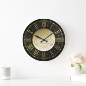 弁護士 |ゴールデン ラージ壁時計 (ホーム)