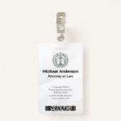 弁護士 |ジャスティスロゴ |ビジネスマン バッジ (裏面クリップ)