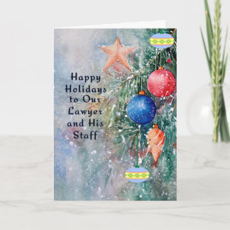 弁護士&スタッフ用ホリデーカード カード