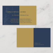 弁護士 |プレーンブラック金ゴールド名刺 名刺 (正面/裏面)