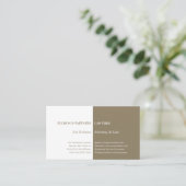 弁護士 |プレーン金ゴールド 名刺 (スタンド正面)