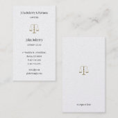 弁護士-プロフェッショナル金ゴールド名刺 名刺 (正面/裏面)