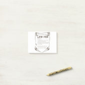 弁護士 ポストイット (デスク上)