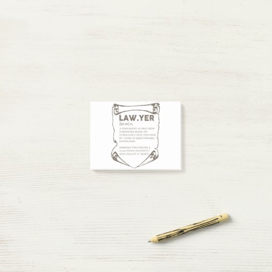 弁護士 ポストイット (デスク上)
