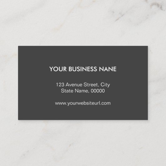 弁護士- モダン白黒波形ルック 名刺 (裏面)