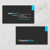 弁護士-モダン Twillグリッド 名刺 (正面/裏面)