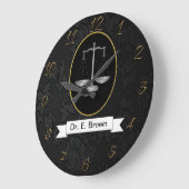 弁護士 ラージ壁時計 (傾斜)