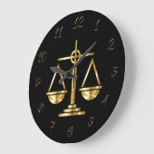 弁護士 ラージ壁時計 (傾斜)
