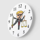 弁護士 ラージ壁時計 (傾斜)