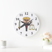 弁護士 ラージ壁時計 (ホーム)