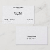 弁護士 |一般教養 名刺 (正面/裏面)