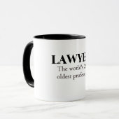 弁護士、世界の第2最も古い専門職 マグカップ (正面左)