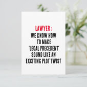 弁護士「判例」の言い方を私たちは知っている サンキューカード (スタンド正面)