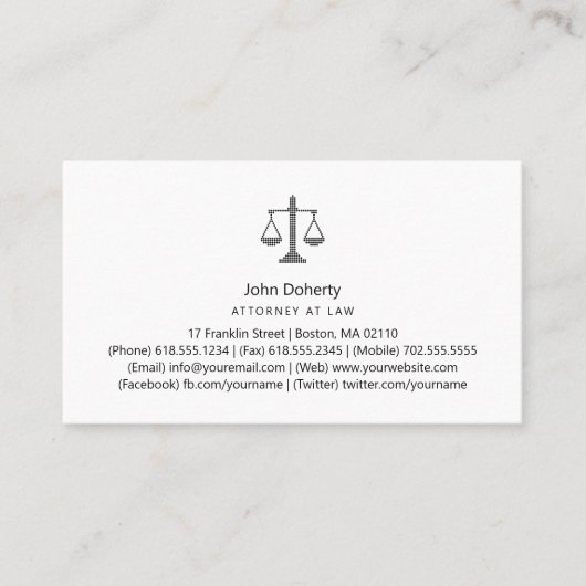 弁護士 名刺 (正面)