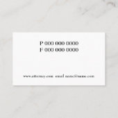 弁護士 名刺 (裏面)
