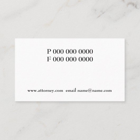 弁護士 名刺 (裏面)