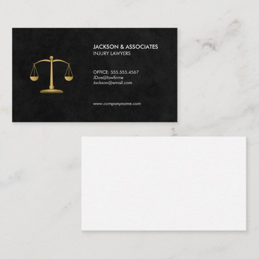 弁護士 名刺 (正面/裏面)