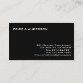 弁護士-名刺 名刺 (裏面)