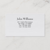 弁護士-名刺 名刺 (裏面)