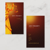 弁護士-名刺 名刺 (正面/裏面)